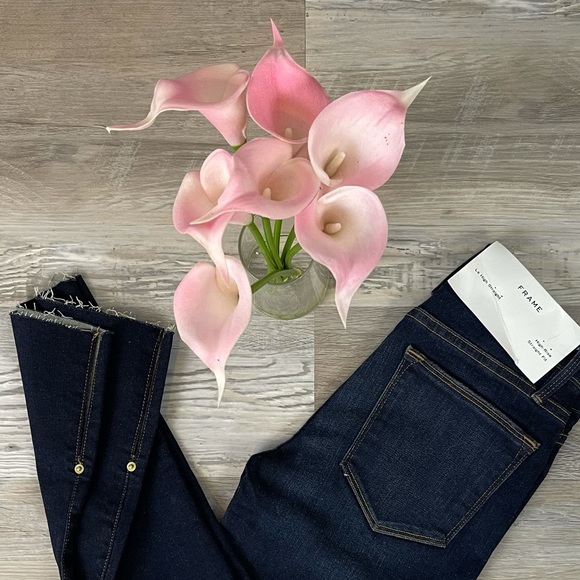 Frame Denim Le High Straight Cropped Fort Fellah - Picture 9 of 16